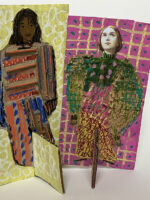 Final Cardboard Fashion Figures by Tobi Meuwissen