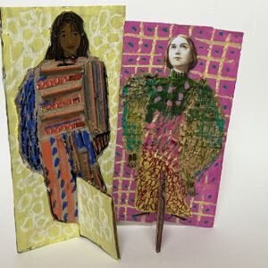 Final Cardboard Fashion Figures by Tobi Meuwissen