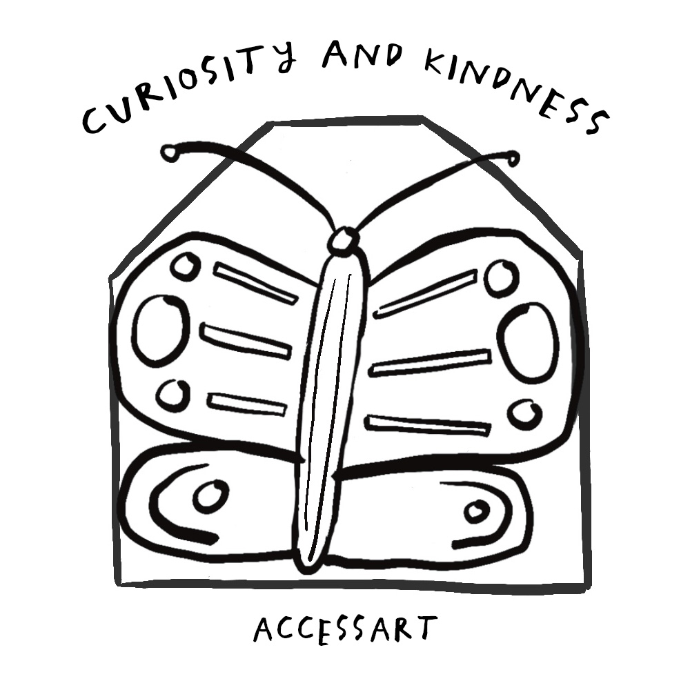 Kindness and Curiosity Art Week Logo by Tobi Meuwissen