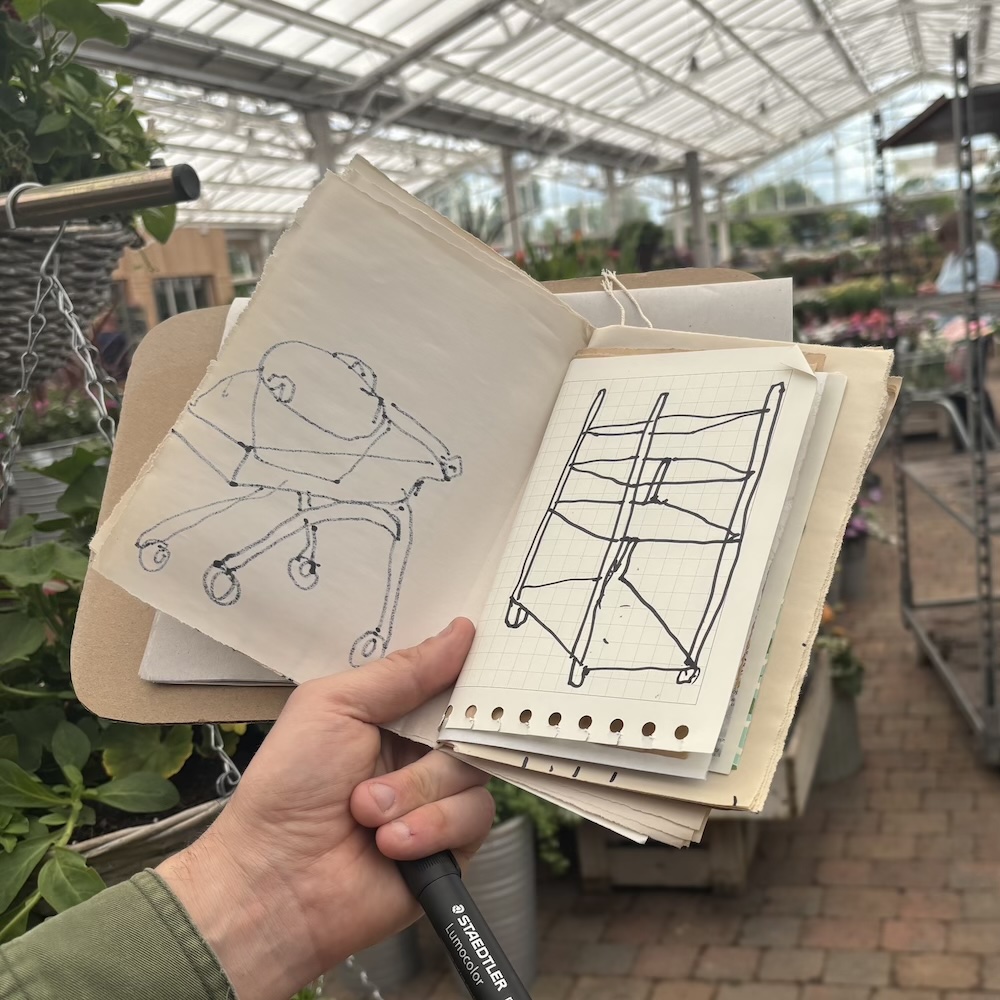 Handmade Sketchbook by Joe Gamble