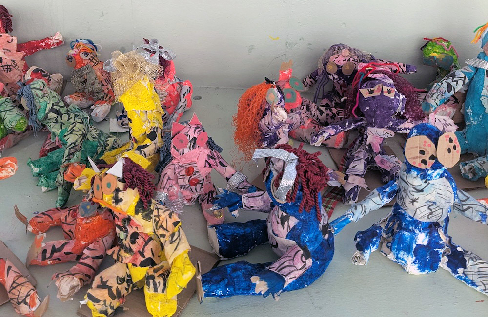 Sculptures inspired by Where The Wild Things Are by Ruth Sohn-rethel