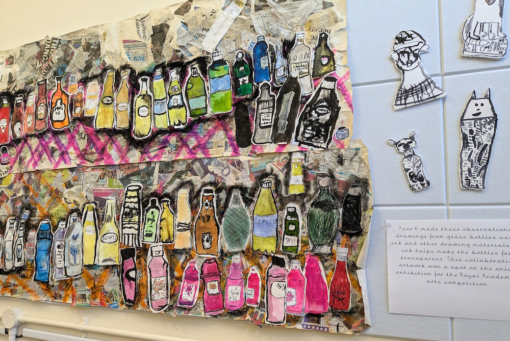 Ink Bottle Displays by Ruth Sohn-rethel